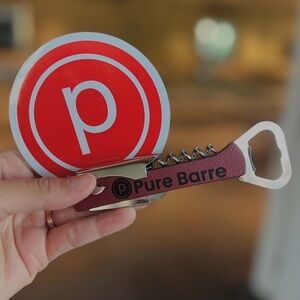 Pure Barre Corkscrew and Bottle Opener